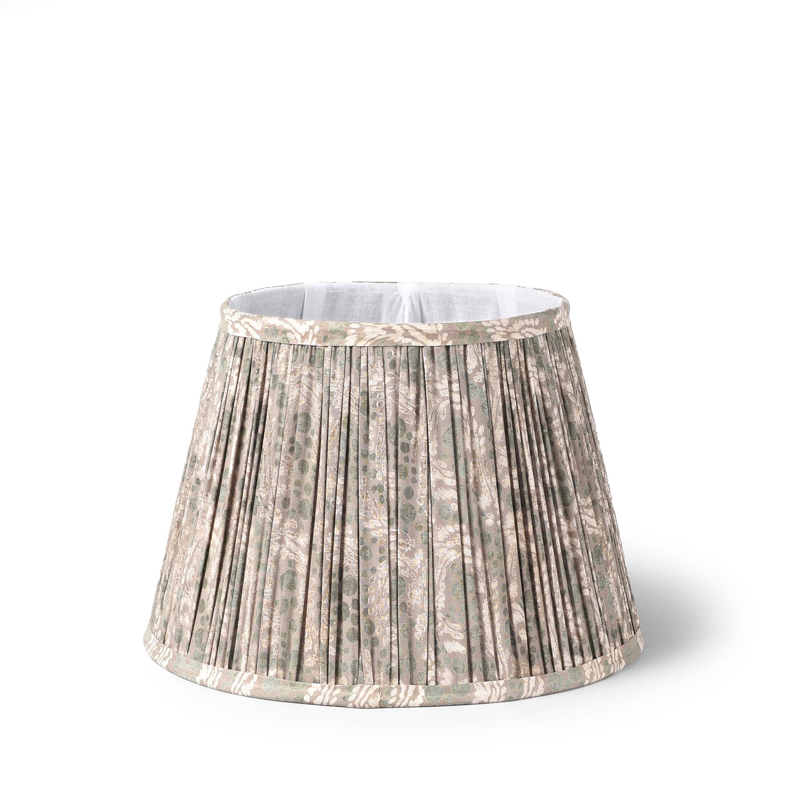 Samarkand Teal Bubble Cotton Empire Shade - 30cm