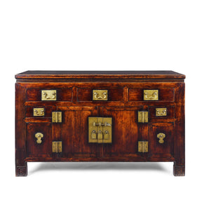 Tianjin Sideboard Made From Catalpa & Elm - 19th Century