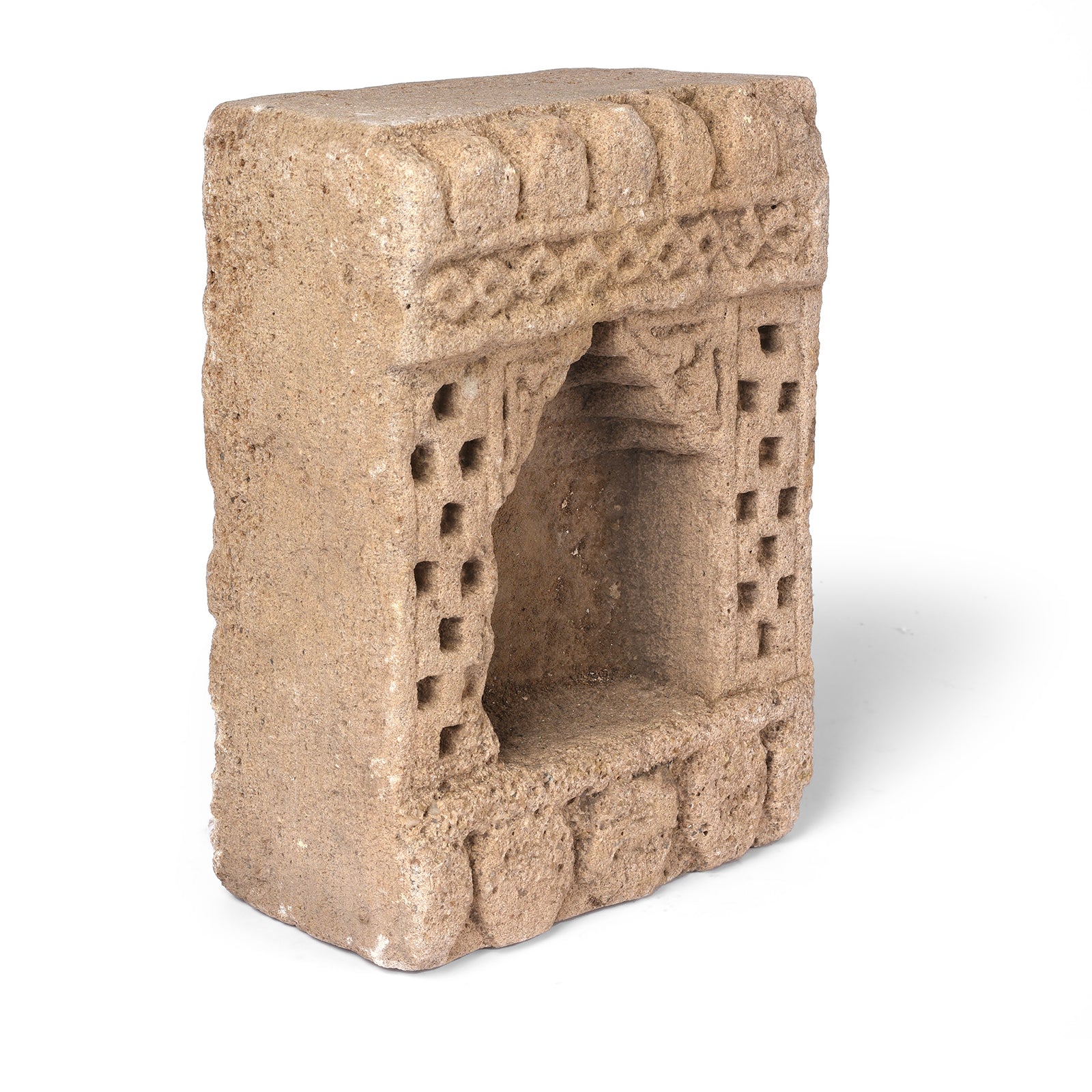 Old Stone Lamp Niche  From Gujarat - 19th Century