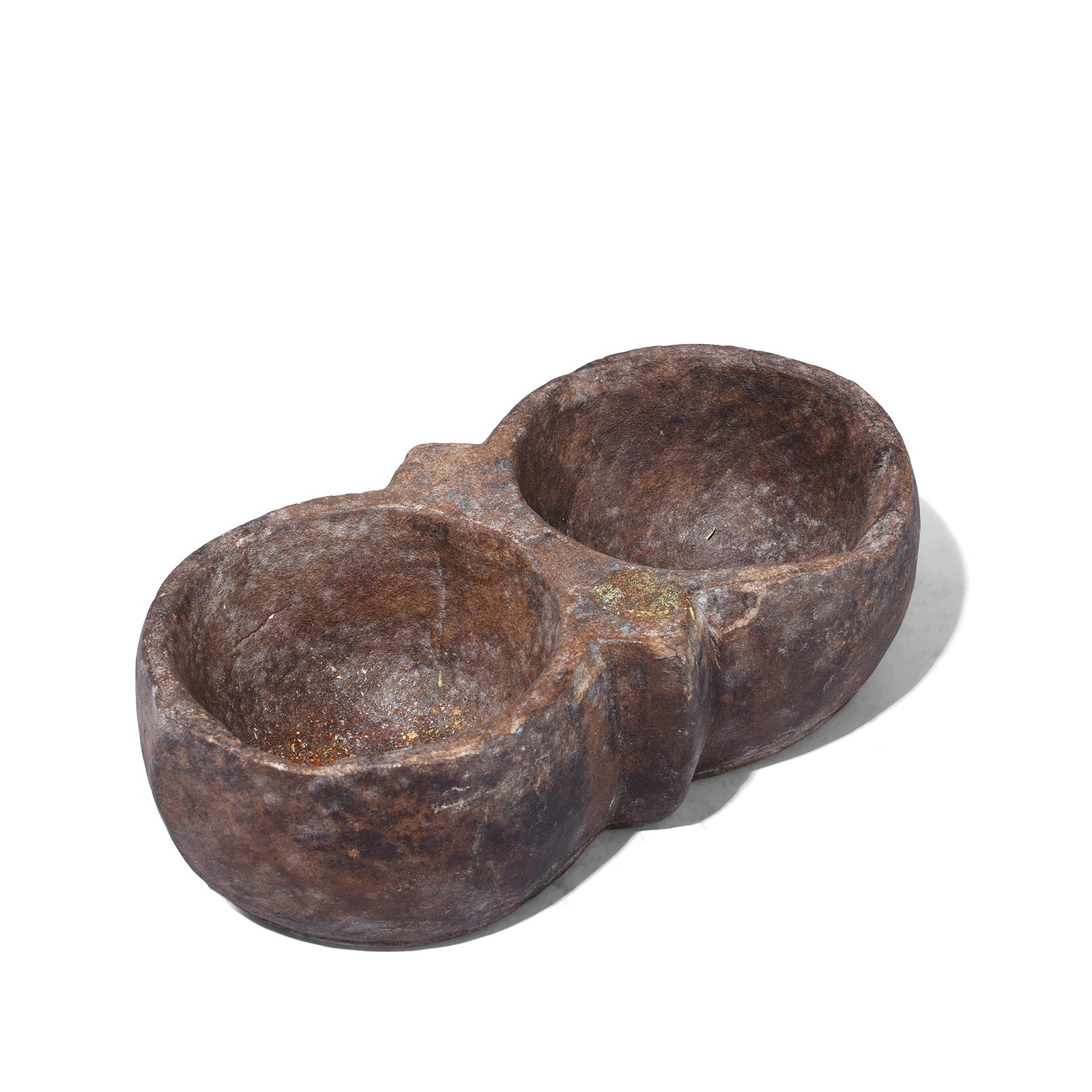 Vintage Indian Stone Masala Bowls - 1920