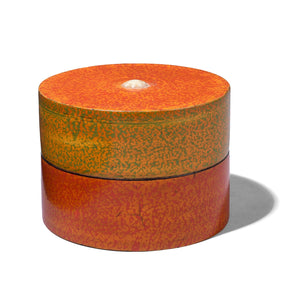 Spotted Lacquer Pot From Rajasthan - Early 20th Century