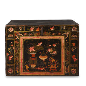 Painted Shanxi Bridal Chest - 19th Century