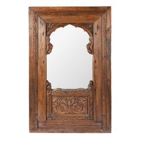 Window Mirror From Madhya Pradesh - 19th Century