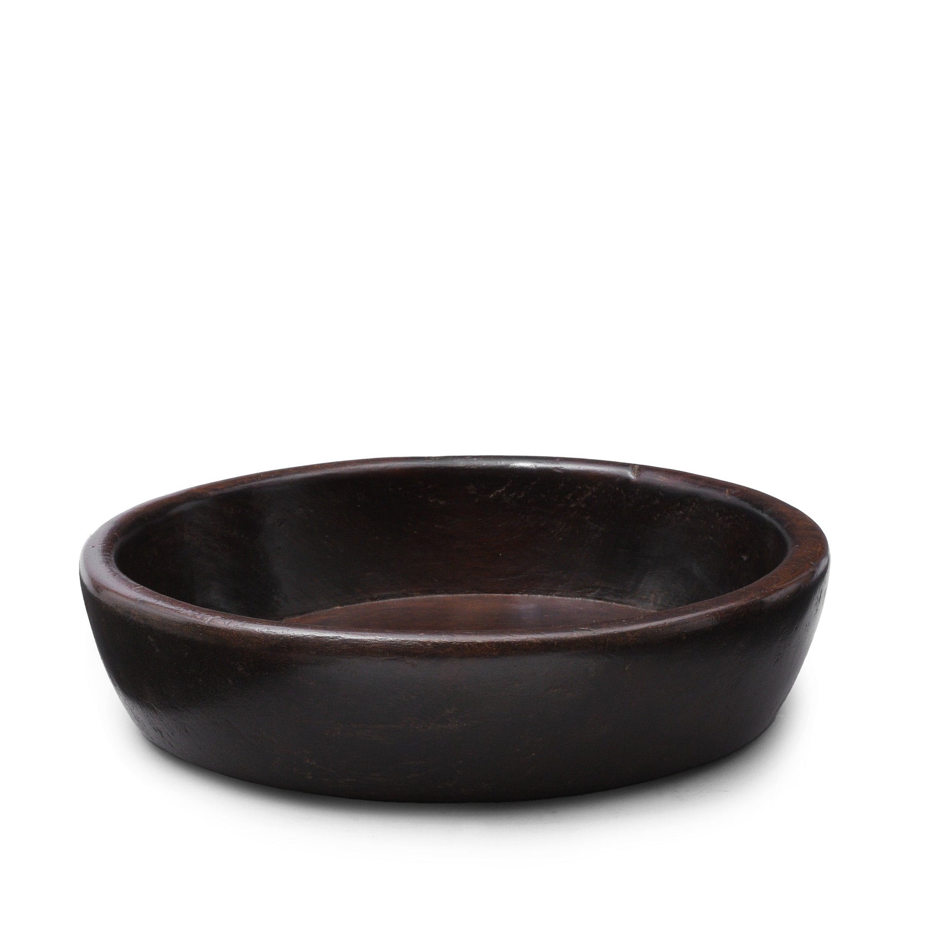 Carved Teak Parath Bowl From Rajasthan - Ca 1920