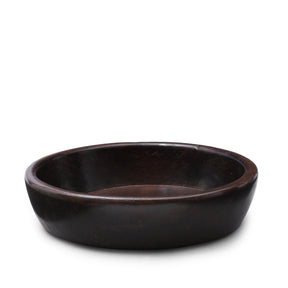 Carved Teak Parath Bowl From Rajasthan - Ca 1920