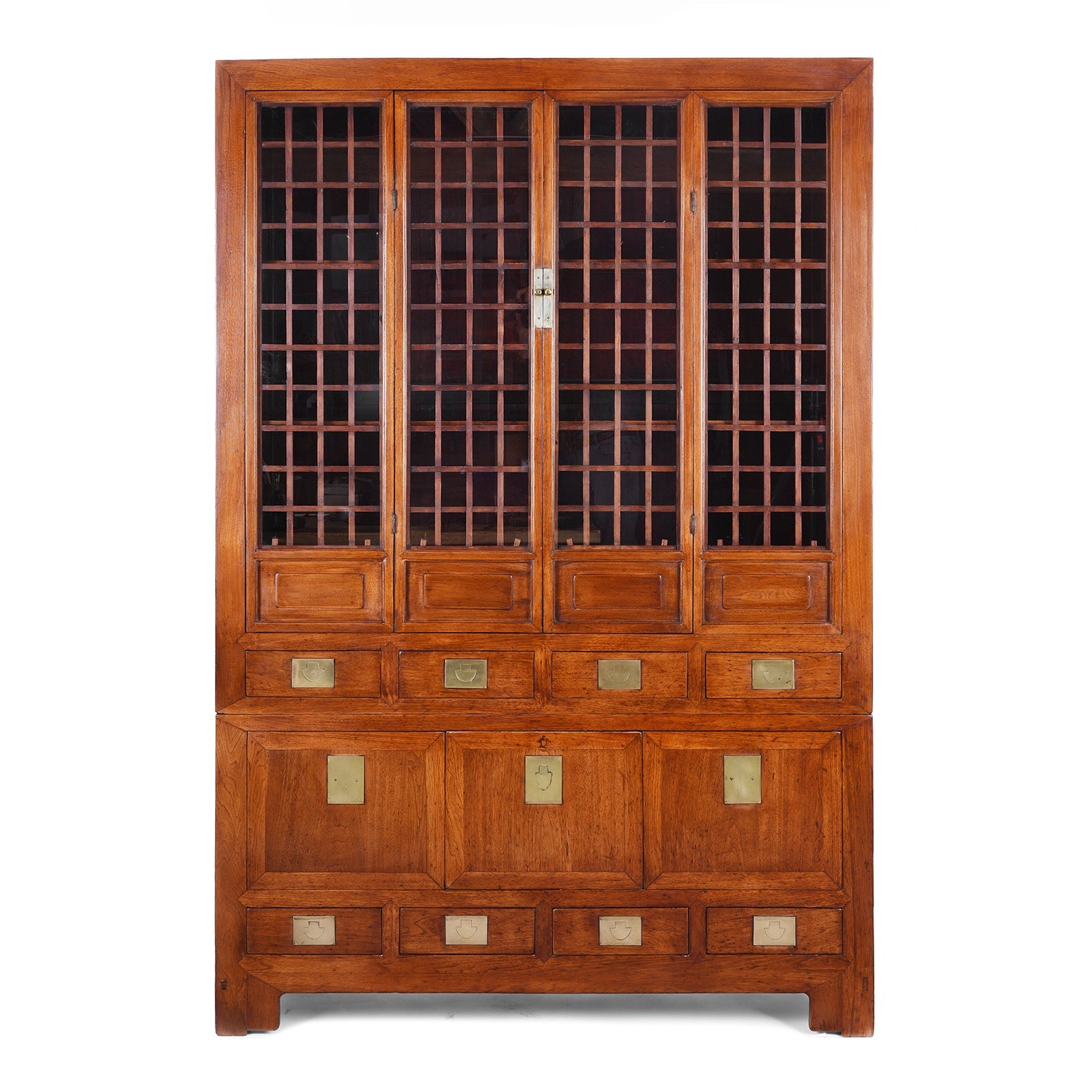 Glazed Chinese Display Cabinet - 19th Century