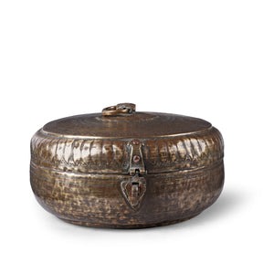Indian Brass Chapati Box - 19th Century