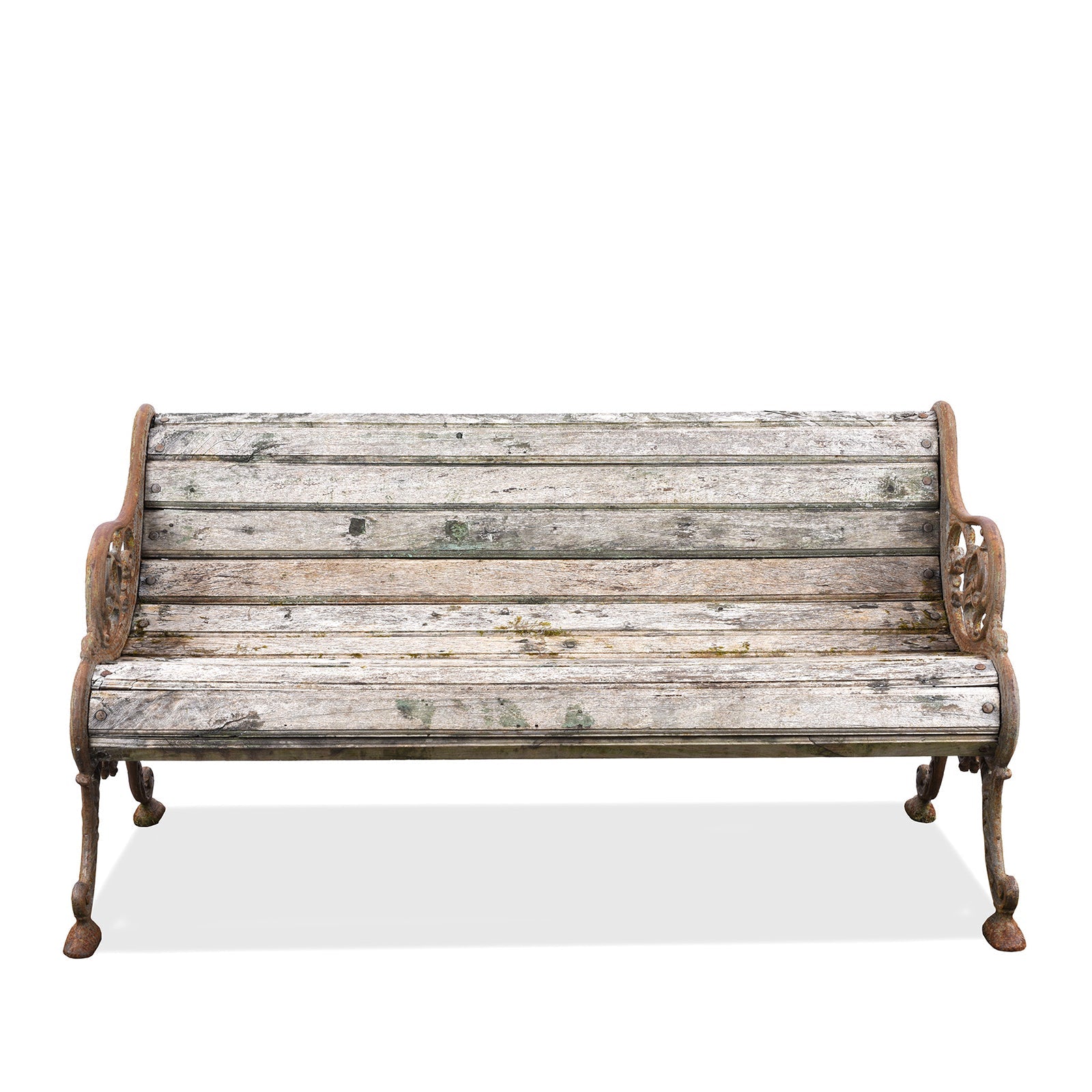 Cast Iron Indian Garden Bench - 19th Century
