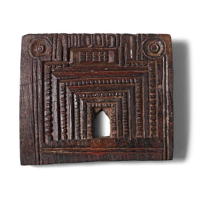 Indian Votive Panel From Andhra Pradesh - Ca 1920's