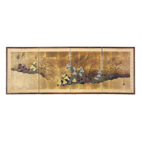Rinpa Style Byobu Screen - Early 20th Century