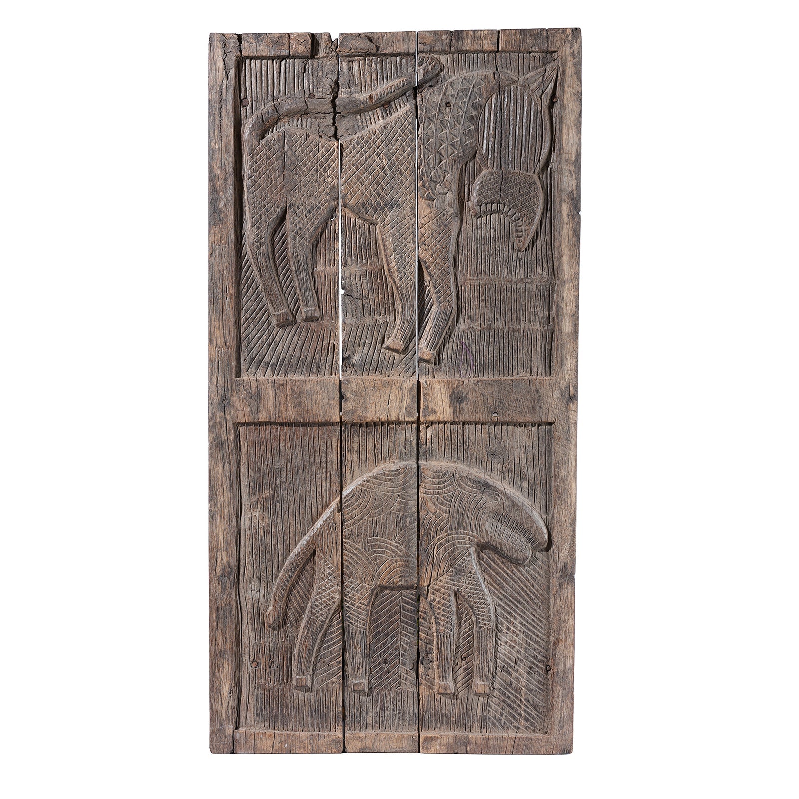Baiga Tribal Panel From Chhattisgarh - 19th Century