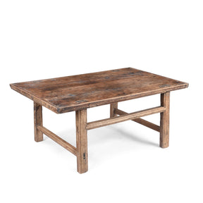 Rustic Walnut Coffee Table From Henan - Ca 1900