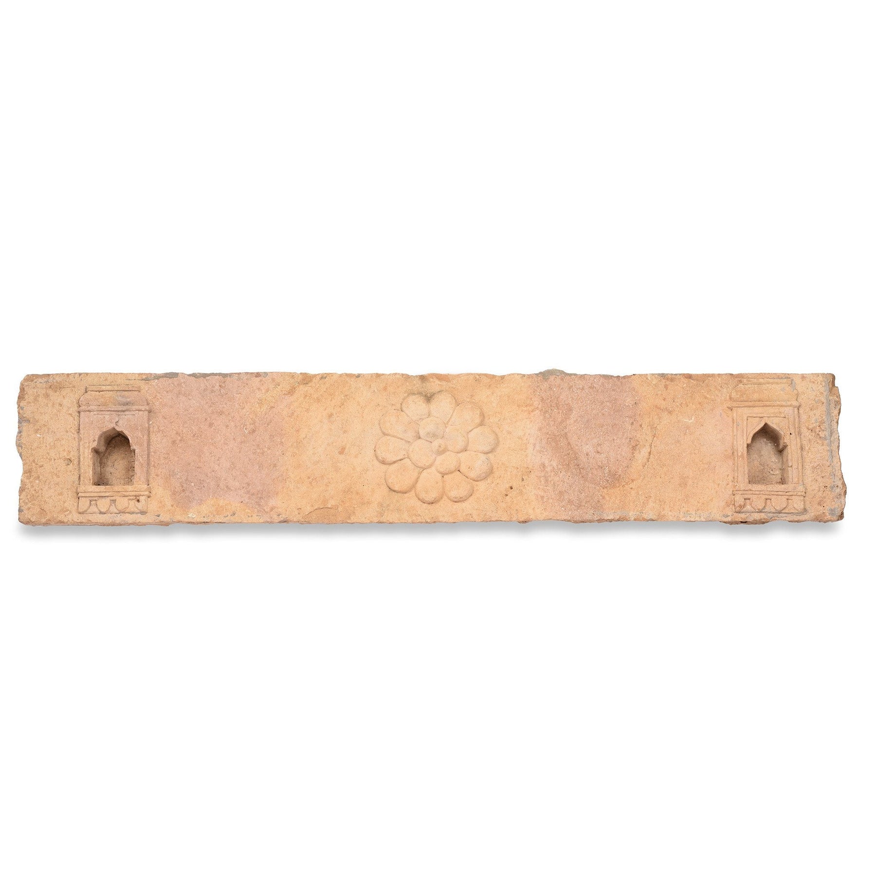 Carved Stone Lintel Panel From Jaisalmer - 19thC