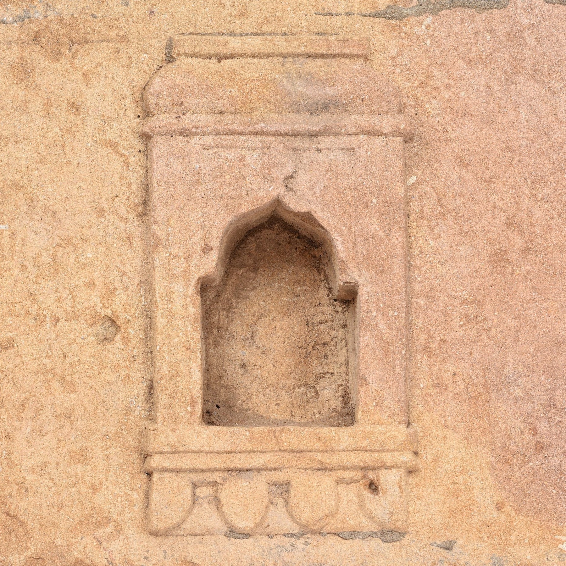 Carved Stone Lintel Panel From Jaisalmer - 19thC