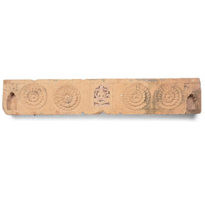 Carved Stone Lintel Panel With Ganesh From Jaisalmer - 19thC