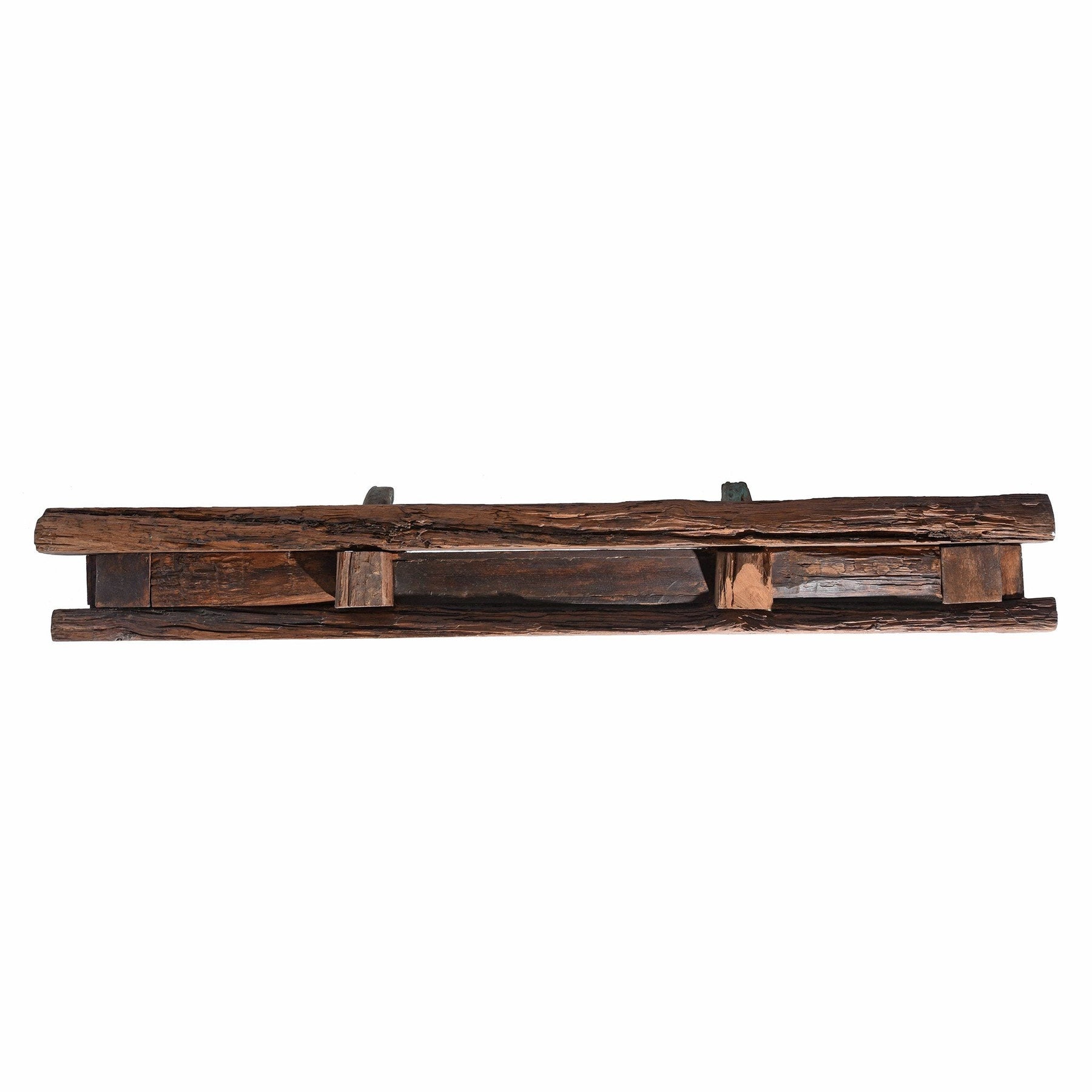 Carved Teak Architectural Panel With Horses - 19thC