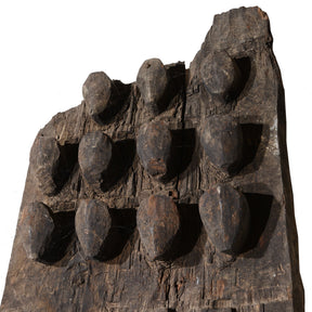 Carved Tribal Totem Panel from Nagaland - 19thC