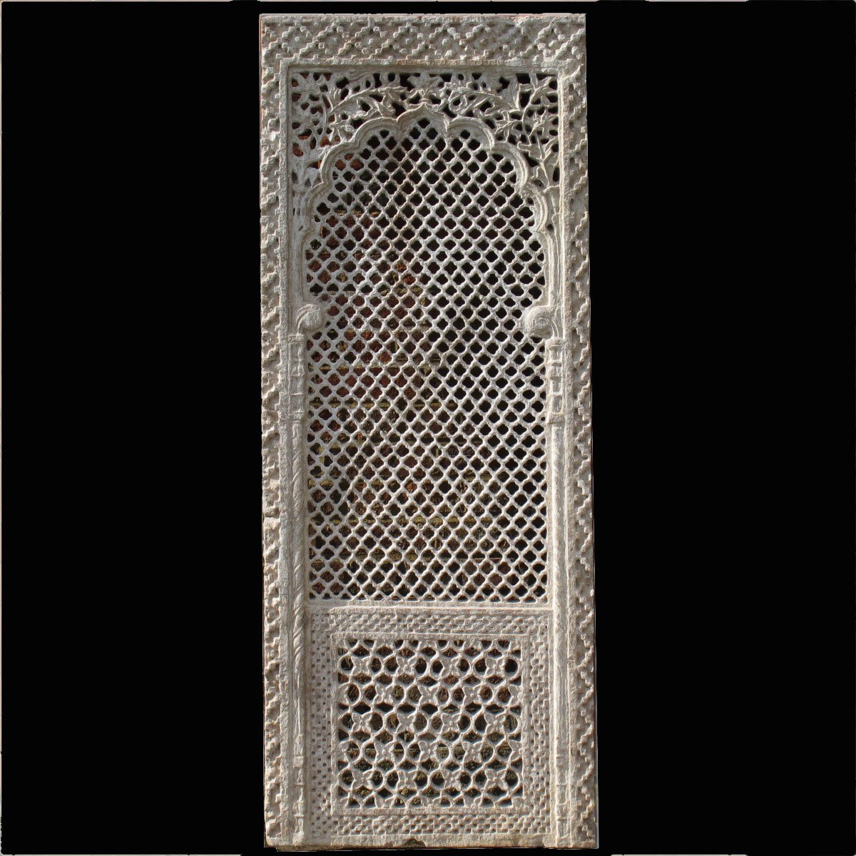 Indian Stone Jali Window Panel from Jaisalmer