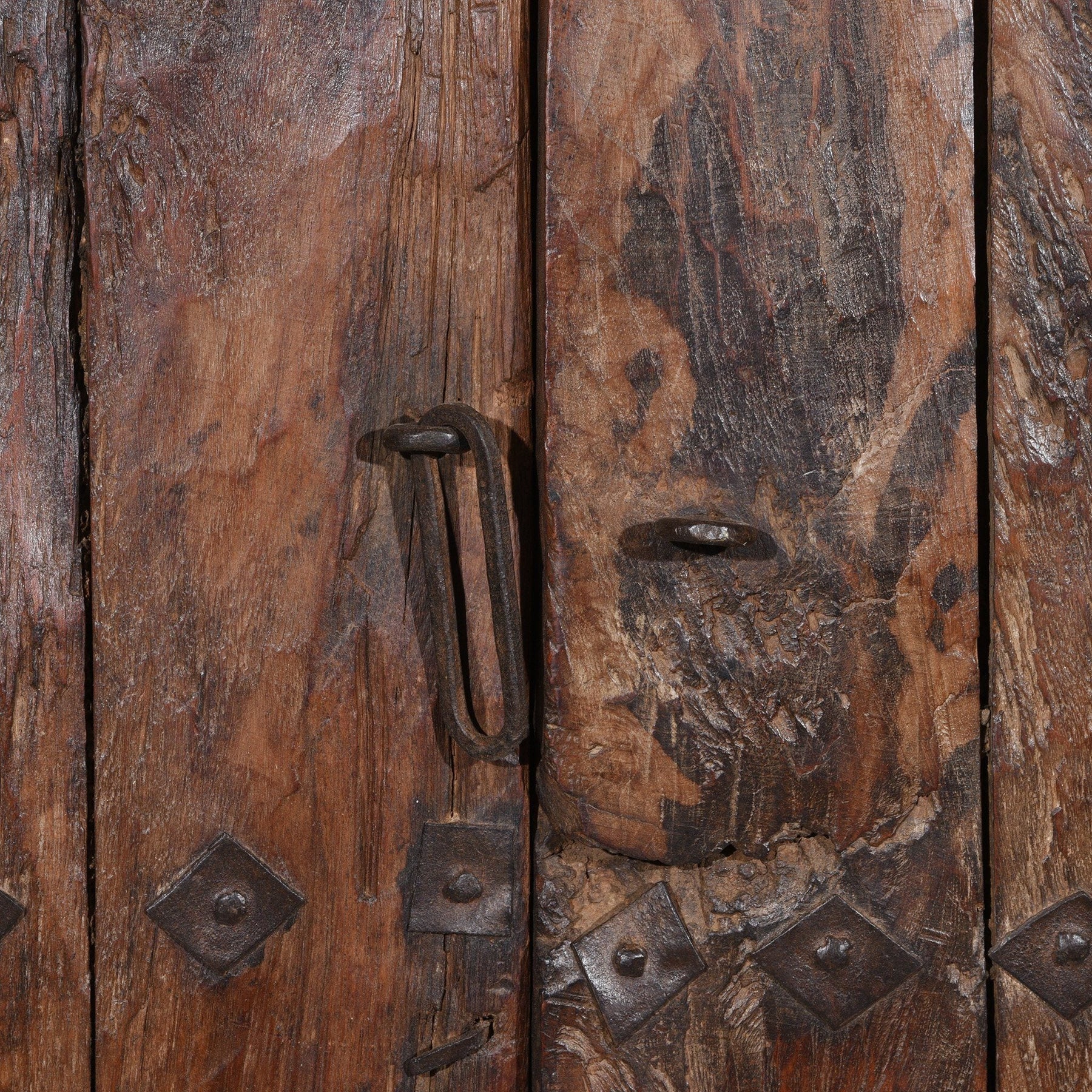 Old Carved Indian Window From Hyderabad - 19thC