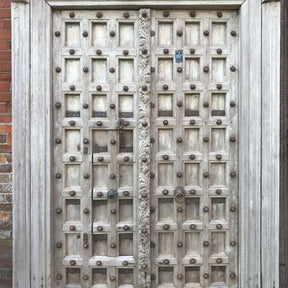 Old Indian Door From Kutch - 19thC