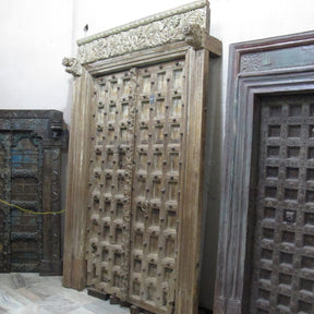 Old Indian Door From Kutch - 19thC