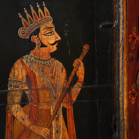 Painted Indian Doors From Bikaner - 19thC