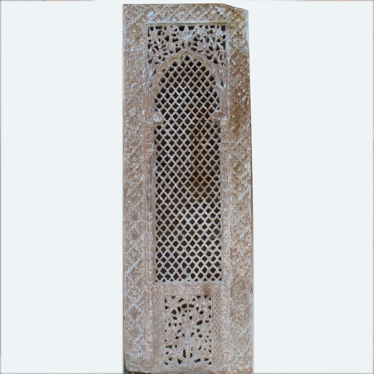 Stone Indian Jali Window Panel From Jaisalmer - 19thC