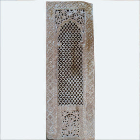 Stone Indian Jali Window Panel From Jaisalmer - 19thC
