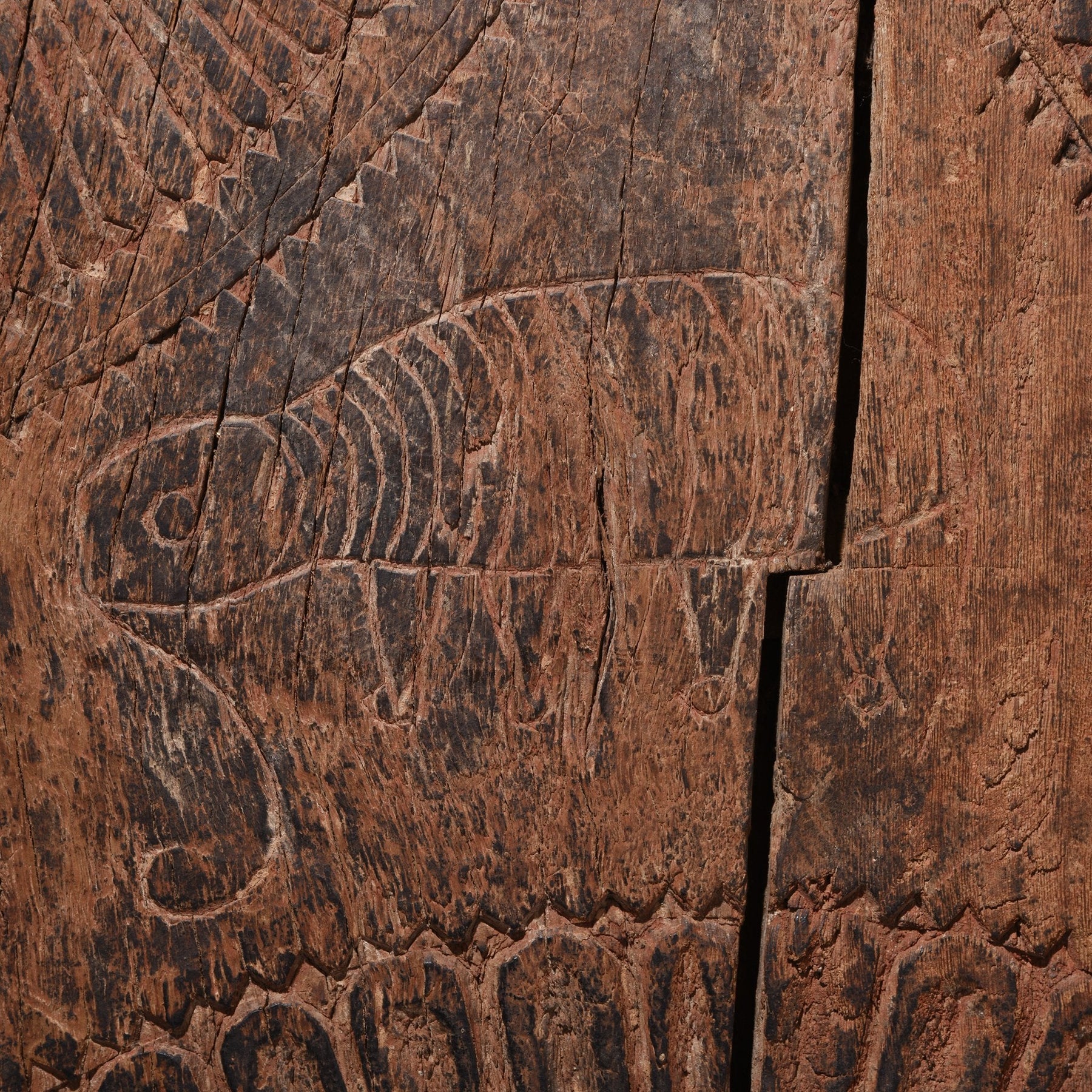 Gond Tribal Panel From Madhya Pradesh - 19th Century