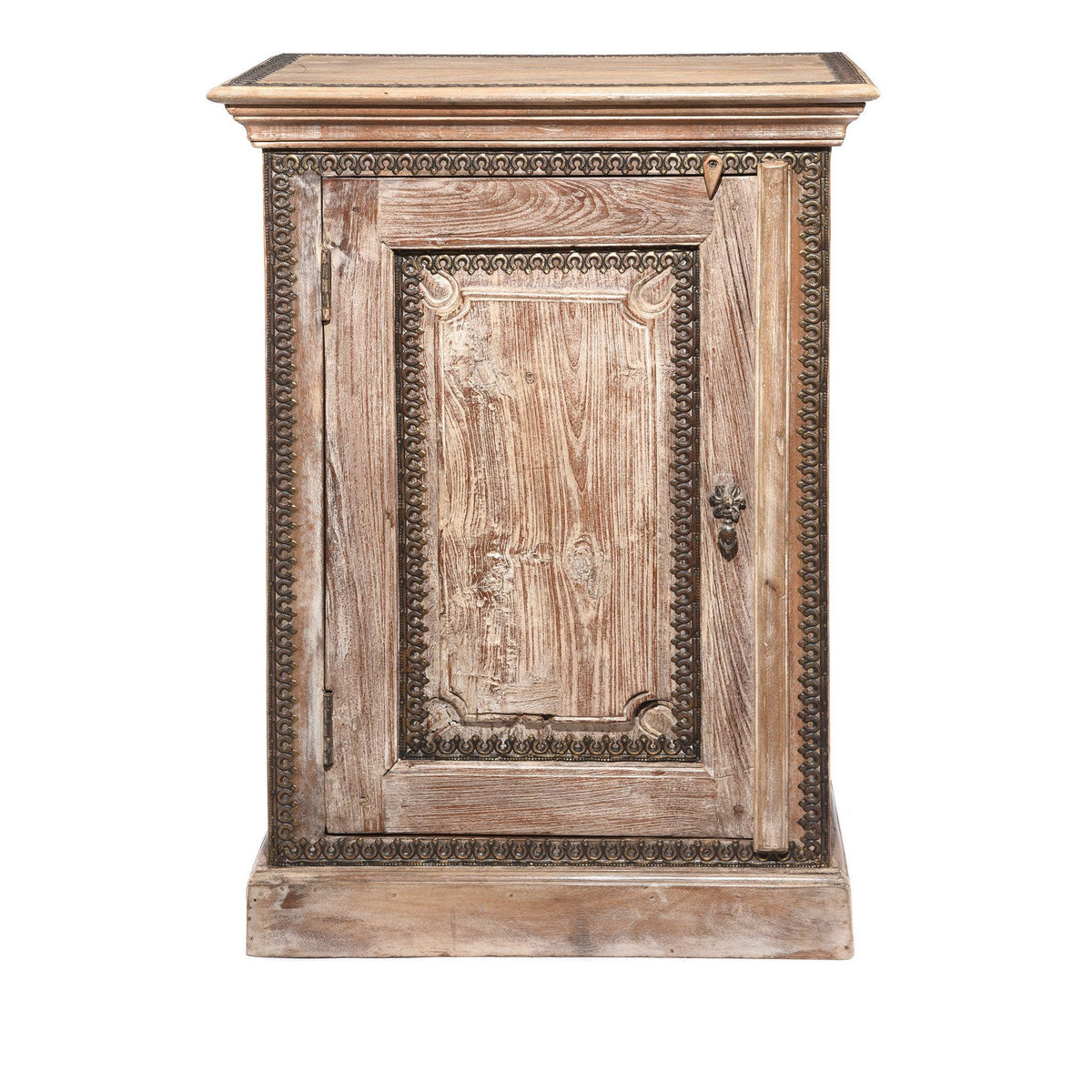 Bedside Cabinet Made From Reclaimed Teak