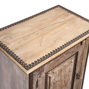Bedside Cabinet Made From Reclaimed Teak