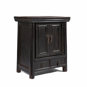 Persimmon Side Cabinet From Shanxi - 19thC