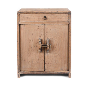 Chinese Bedside Cabinet From Dongbei - Ca 1900