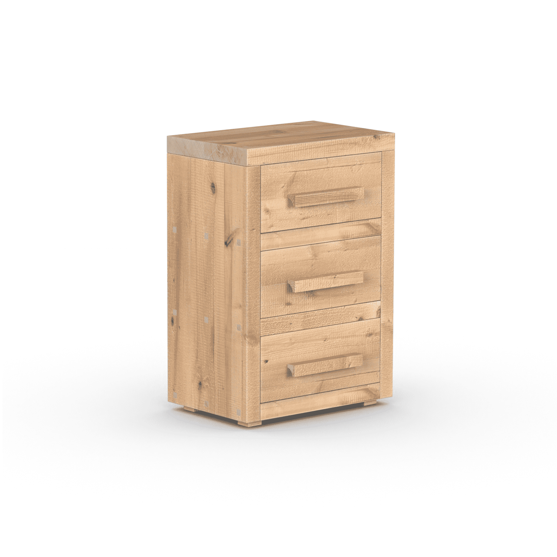 Branson 3 Drawer Bedside