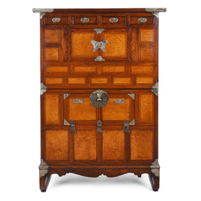 Korean Jeonju Jang Cabinet on Stand - 19th Century