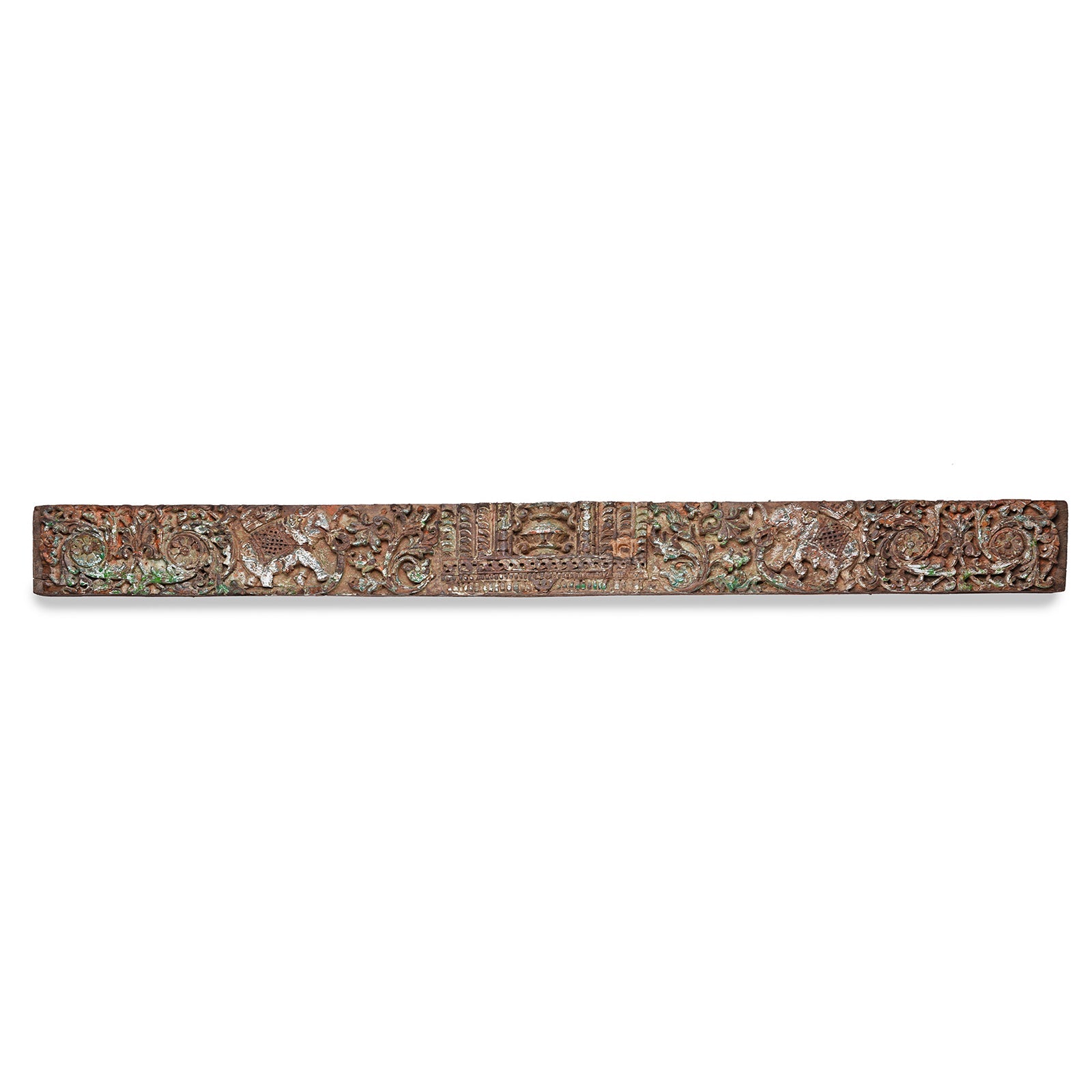 Carved Kalaśa Lintel Panel From Gujarat - 19th Century