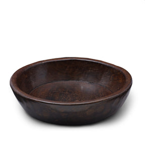 Carved Indian Parath Bowl From Rajasthan - Ca 1920