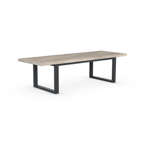 Cavendish Dining Table - Long Overhang Custom Frame