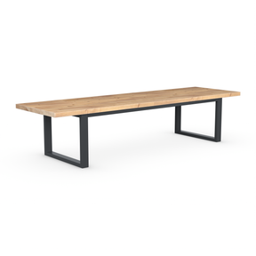 Cavendish Dining Table - Long Overhang Custom Frame