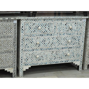 Indian Chest of Drawers - Bone Inlay