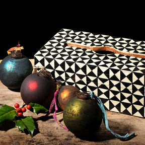 Bone & Resin Inlay Tissue Box From Rajasthan