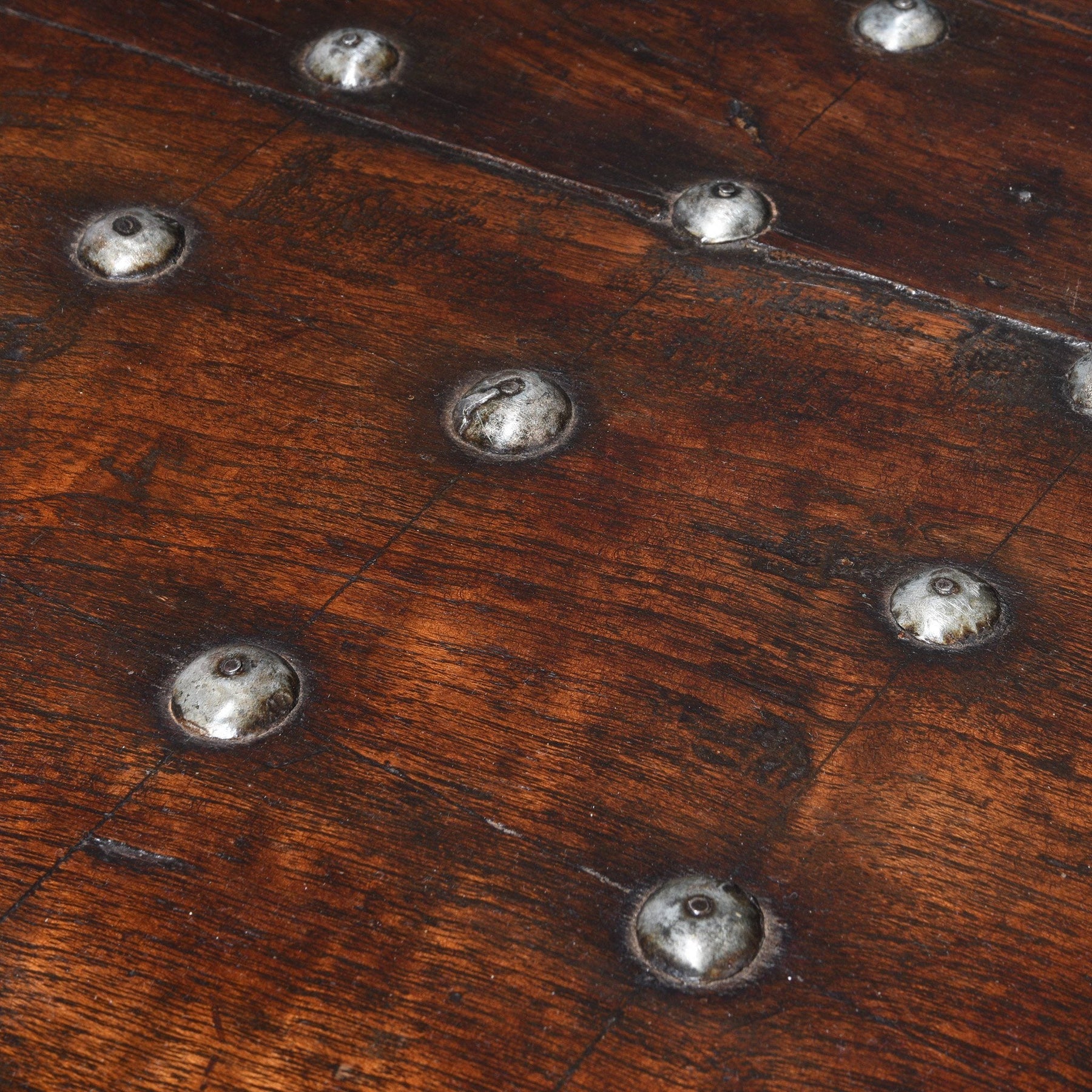 Brass Bound  Rosewood Jewellery Box From Kutch - 19Th C