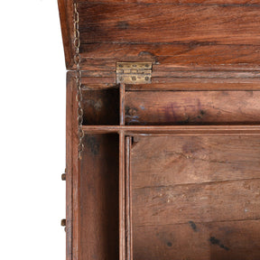 Brass Bound Teak Indian Military Chest, Rajasthan -19thC