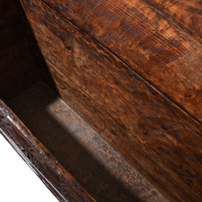 Carved Himalayan Cedar Coffer from the Kulu Valley - 19thC