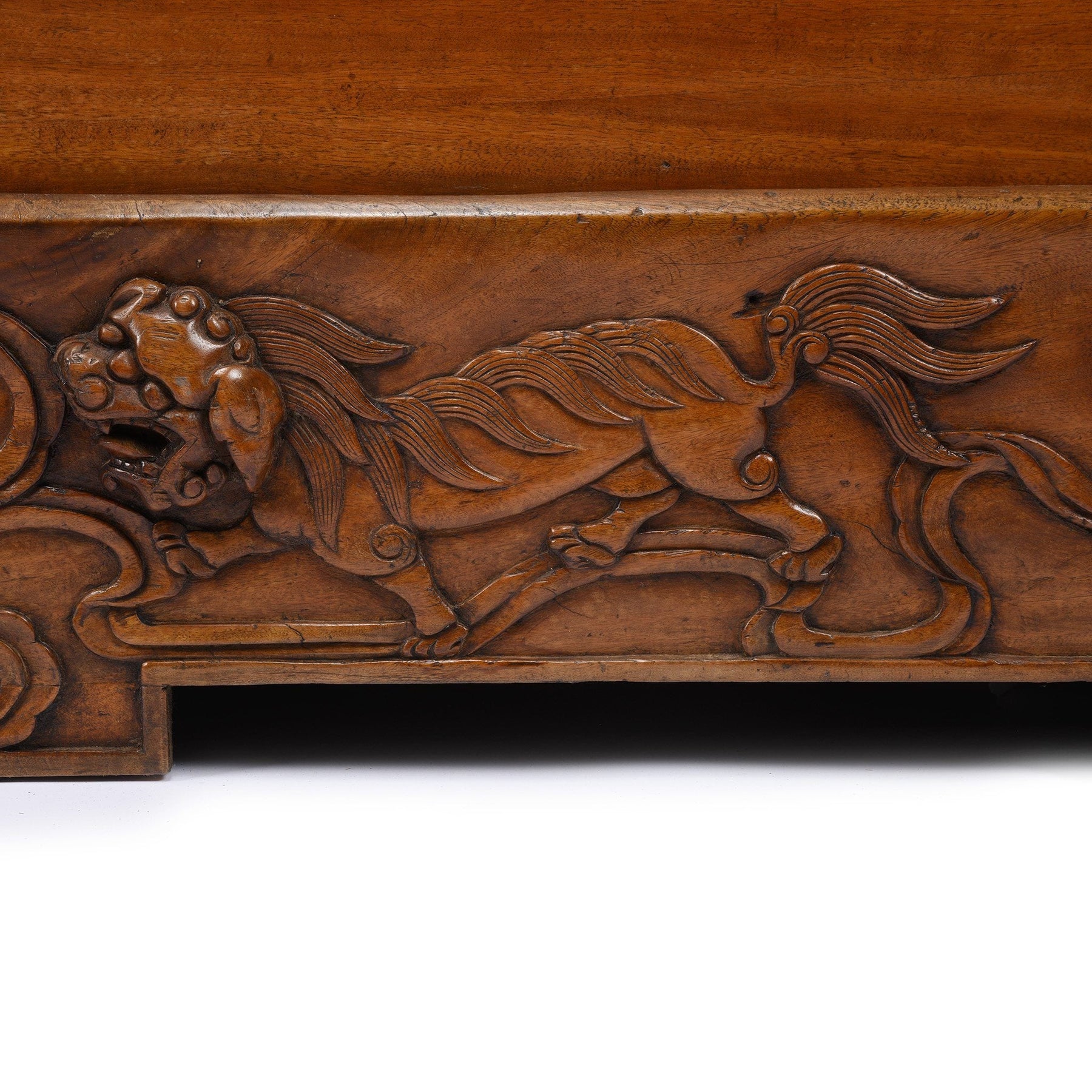 Exceptionally Large Camphor Trunk From Hebei - Early 19th Century