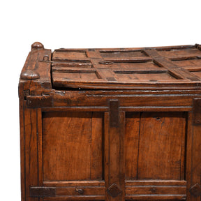 Indian Stick Box Storage Chest From Jaisalmer - 19thC