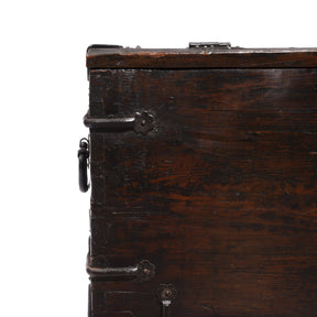 Korean Coin Chest With Iron Mounts - 18thC