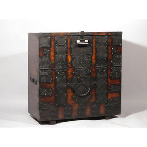 Korean Drop Front Blanket Chest - Early 20thC