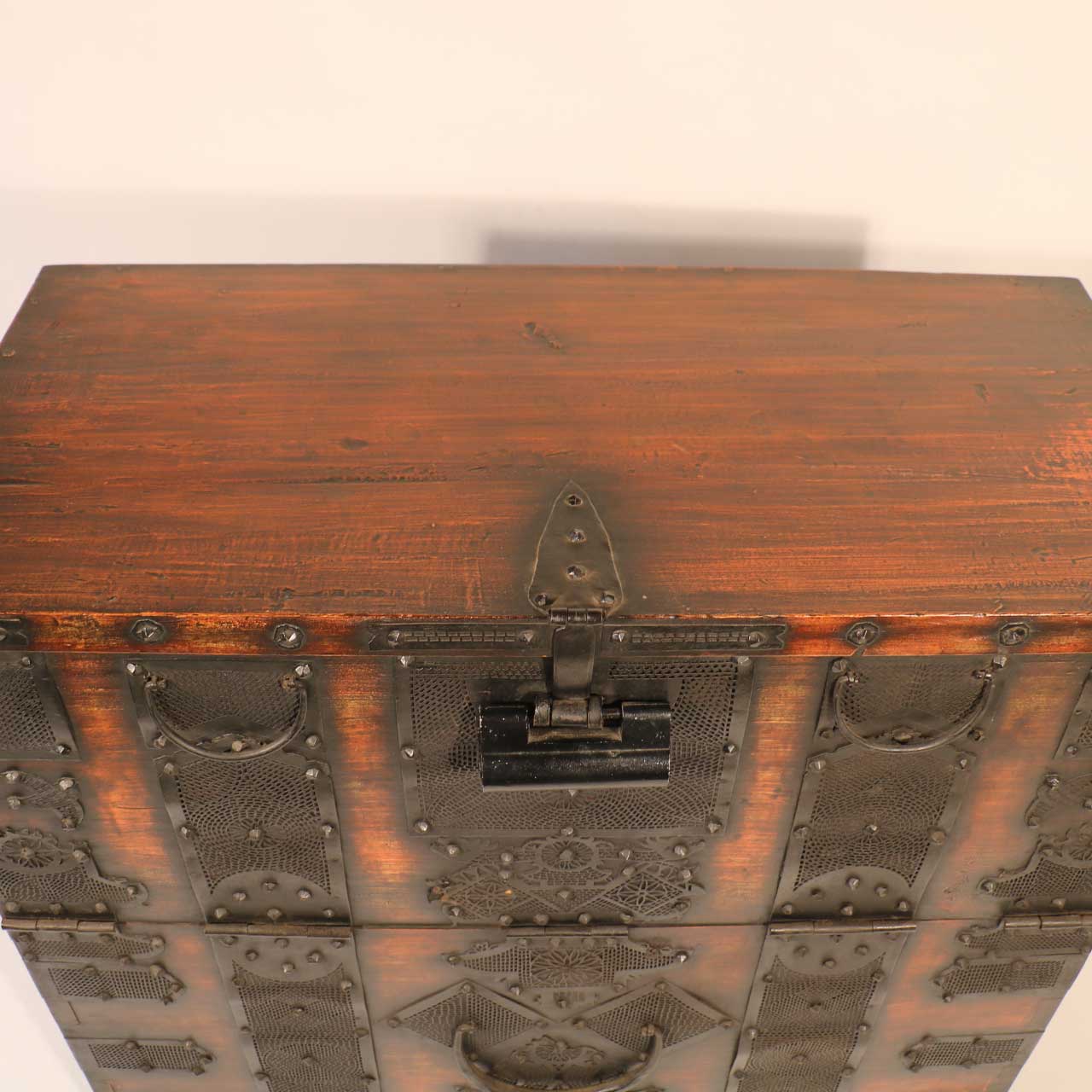 Korean Drop Front Blanket Chest - Early 20thC