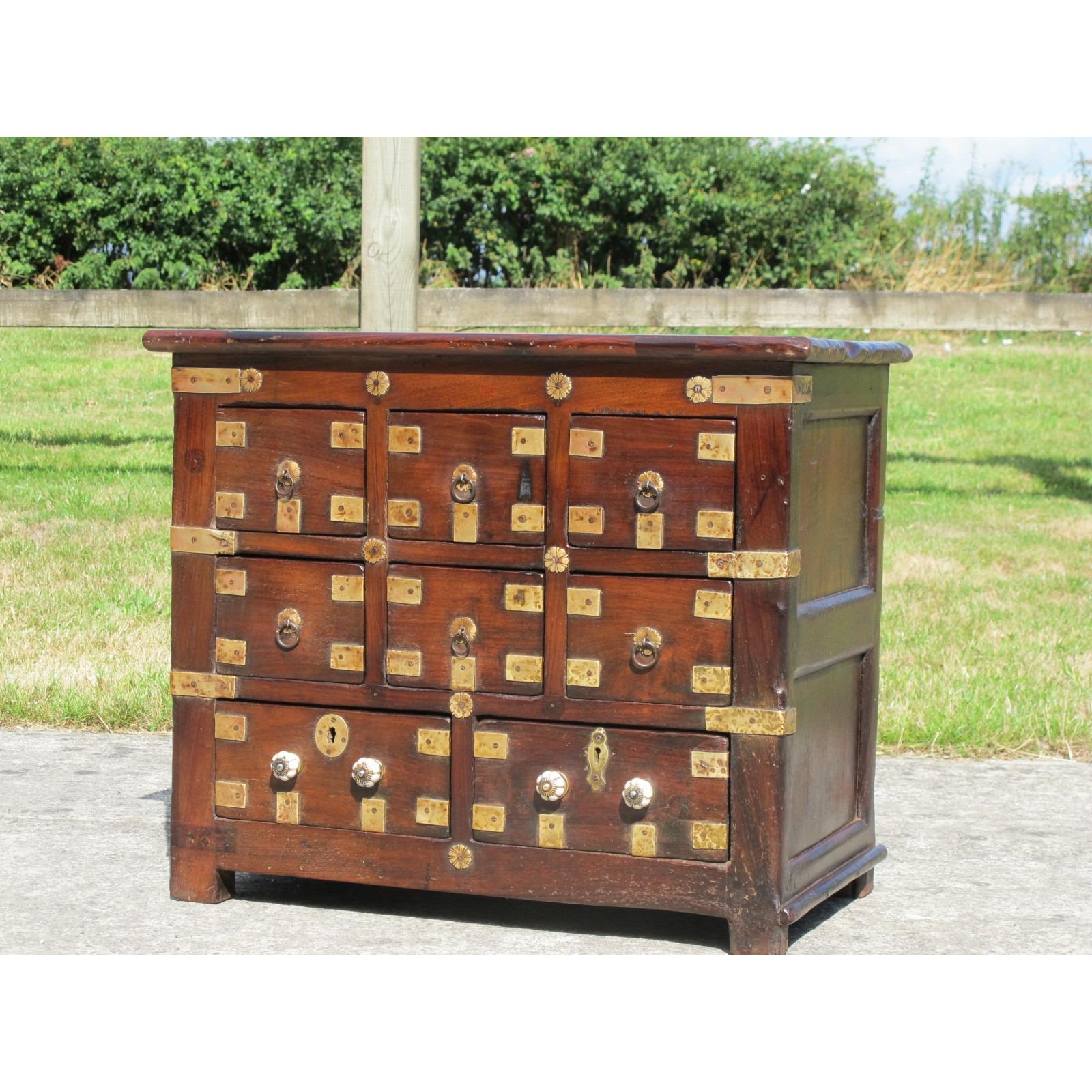 Medicine Chest From Kerala - 19thC - Rosewood & Jackfruit